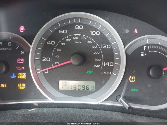 45810220 :رقم المزاد ، JF1GE61668H518395 vin ، 2008 Subaru Impreza 2.5i مزاد بيع