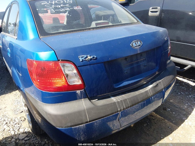 2008 Kia Rio Lx მანქანა იყიდება აუქციონზე, vin: KNADE123186412854, აუქციონის ნომერი: 45810224