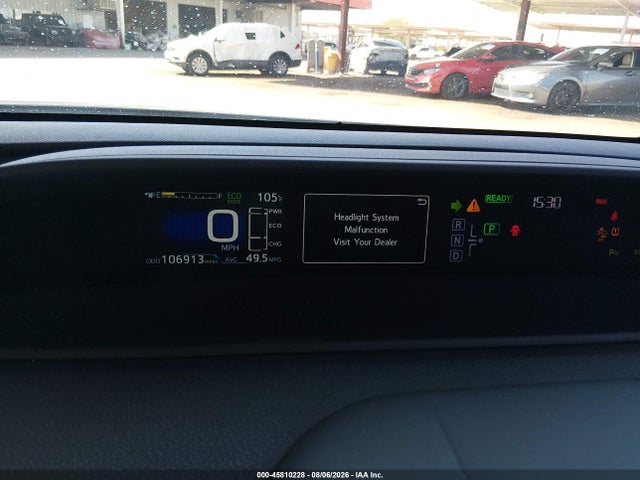 2018 Toyota Prius Four Touring მანქანა იყიდება აუქციონზე, vin: JTDKARFU1J3061913, აუქციონის ნომერი: 45810228