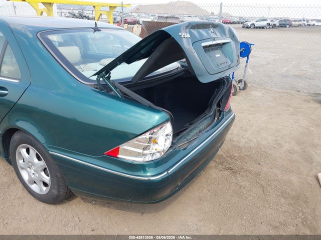 Продаж на аукціоні авто 2000 Mercedes-benz S 500, vin: WDBNG75J9YA048774, номер лоту: 45810506