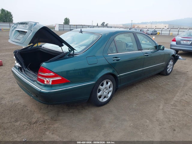 Продаж на аукціоні авто 2000 Mercedes-benz S 500, vin: WDBNG75J9YA048774, номер лоту: 45810506