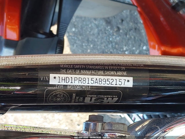 Продаж на аукціоні авто 2010 Harley-davidson Flhtcuse5, vin: 1HD1PR815AB952157, номер лоту: 45810585