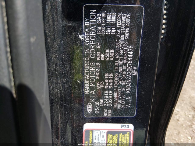 Продаж на аукціоні авто 2019 Kia Soul, vin: KNDJN2A20K7644478, номер лоту: 45810652