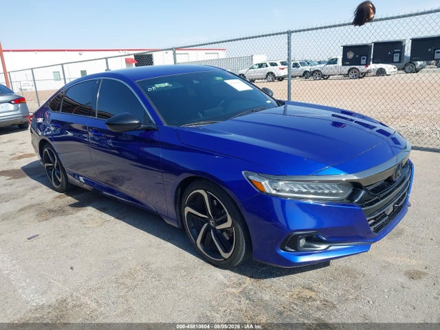 45810804 :رقم المزاد ، 1HGCV1F35MA024107 vin ، 2021 Honda Accord Sport مزاد بيع