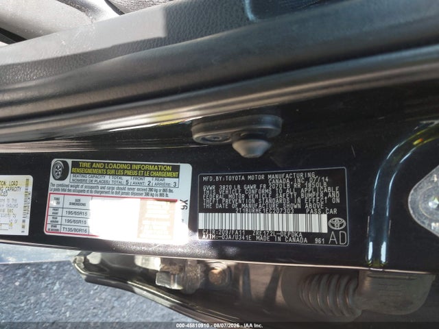 Aukcja sprzedaży 2014 Toyota Corolla L, vin: 2T1BURHE1EC207303, numer aukcji: 45810910