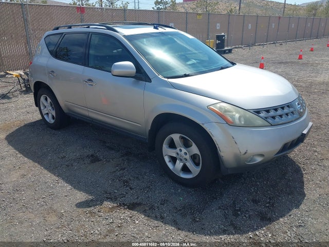 2005 Nissan Murano Sl მანქანა იყიდება აუქციონზე, vin: JN8AZ08W35W402266, აუქციონის ნომერი: 45811082