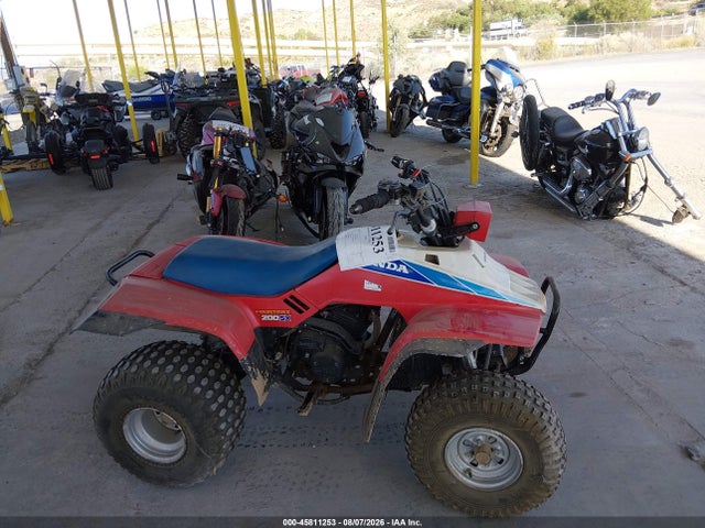 45811253 :رقم المزاد ، JH3TE030XGK052781 vin ، 1986 Honda Trx200 Sx مزاد بيع