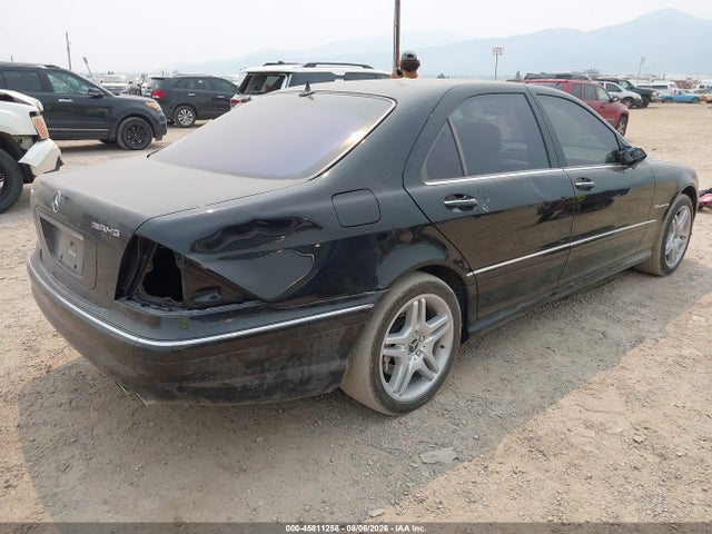 2005 Mercedes-benz S 55 Amg მანქანა იყიდება აუქციონზე, vin: WDBNG74J05A453175, აუქციონის ნომერი: 45811258