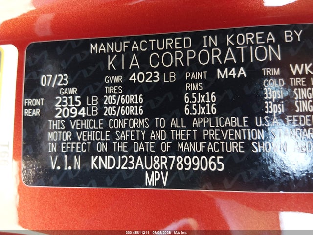 KIA SOUL LX 2024 KNDJ23AU8R7899065 Image 9
