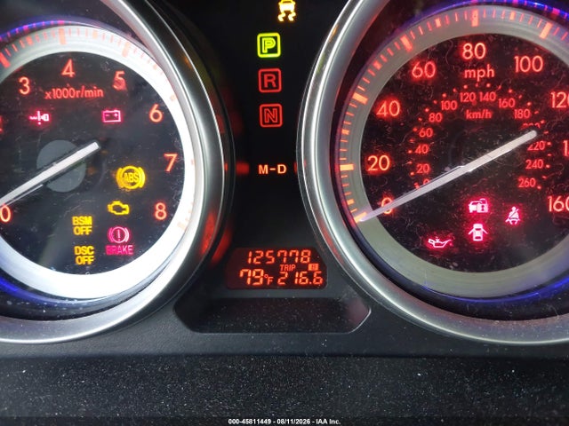 2009 Mazda Mazda6 S Grand Touring მანქანა იყიდება აუქციონზე, vin: 1YVHP82B595M28278, აუქციონის ნომერი: 45811449