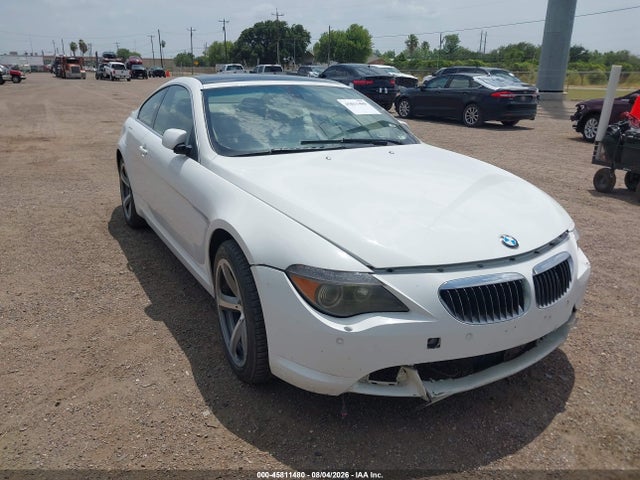 2006 Bmw 650i მანქანა იყიდება აუქციონზე, vin: WBAEH13496CR49506, აუქციონის ნომერი: 45811480