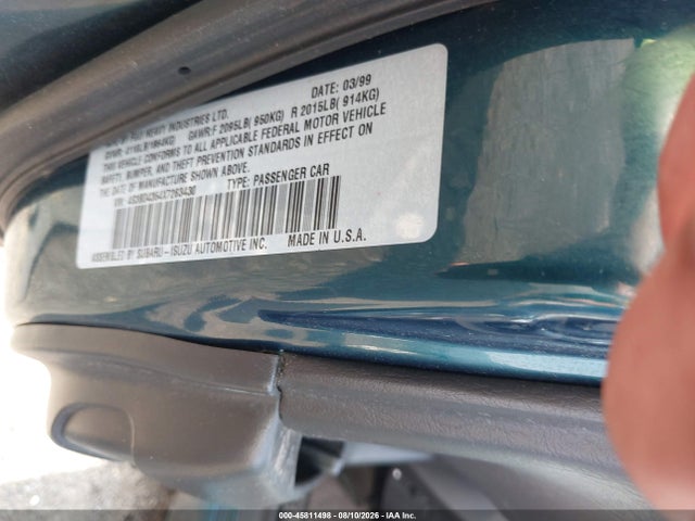 Продажа на аукционе авто 1999 Subaru Legacy 30th Ann. L/l, vin: 4S3BD4354X7263430, номер лота: 45811498