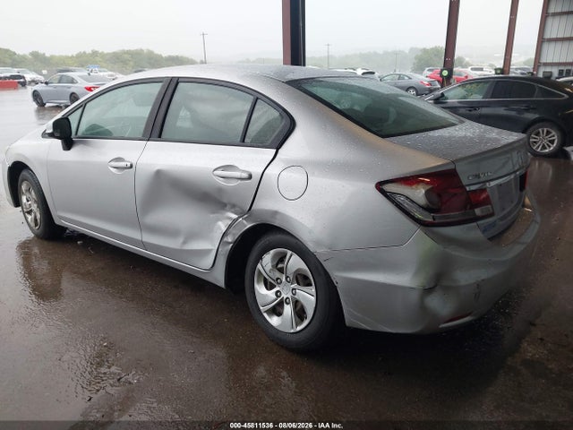 45811536 :رقم المزاد ، 19XFB2F59DE027231 vin ، 2013 Honda Civic Lx مزاد بيع