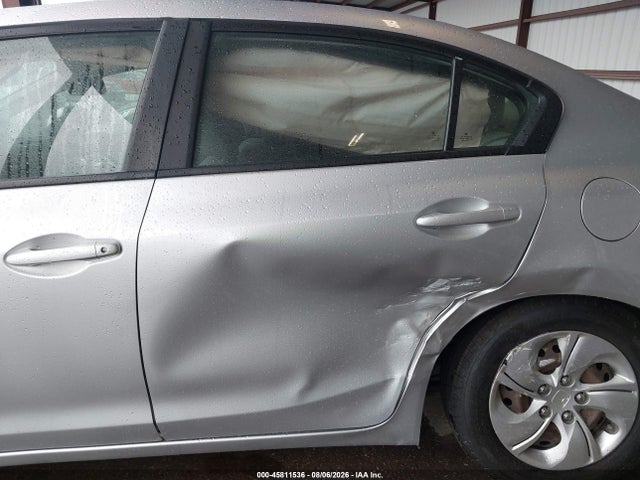 45811536 :رقم المزاد ، 19XFB2F59DE027231 vin ، 2013 Honda Civic Lx مزاد بيع