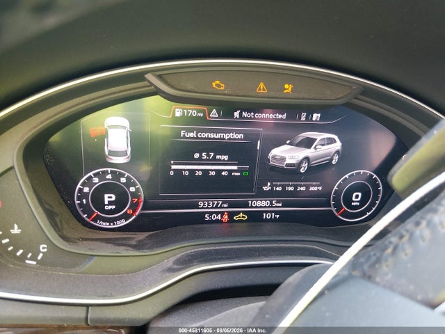 2018 Audi Q5 2.0t Premium/2.0t Tech Premium მანქანა იყიდება აუქციონზე, vin: WA1BNAFY0J2007060, აუქციონის ნომერი: 45811605