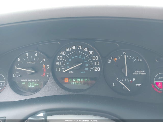 45811630 :رقم المزاد ، 2G4WF551XY1309011 vin ، 2000 Buick Regal Gs مزاد بيع
