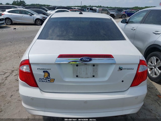 2010 Ford Fusion Hybrid მანქანა იყიდება აუქციონზე, vin: 3FADP0L3XAR179075, აუქციონის ნომერი: 45811631