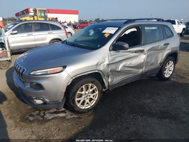 Продажа на аукционе авто 2015 Jeep Cherokee Sport, vin: 1C4PJLAB8FW579421, номер лота: 45811689