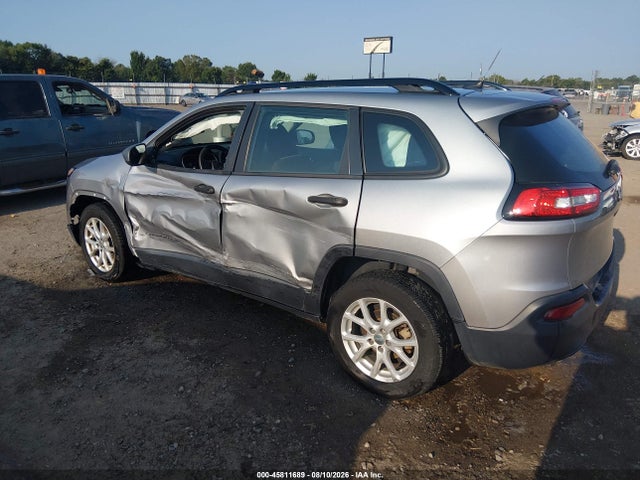 Продажа на аукционе авто 2015 Jeep Cherokee Sport, vin: 1C4PJLAB8FW579421, номер лота: 45811689