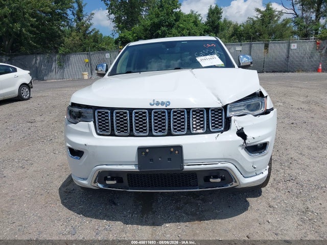 45811693 :رقم المزاد ، 1C4RJFCG6JC449277 vin ، 2018 Jeep Grand Cherokee Overland 4x4 مزاد بيع