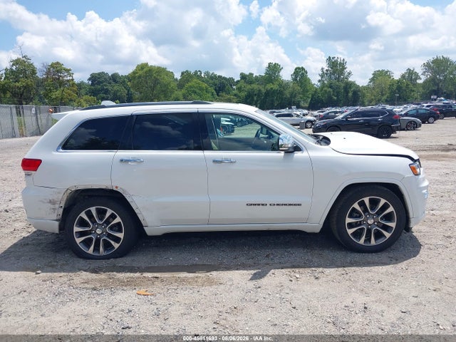 45811693 :رقم المزاد ، 1C4RJFCG6JC449277 vin ، 2018 Jeep Grand Cherokee Overland 4x4 مزاد بيع