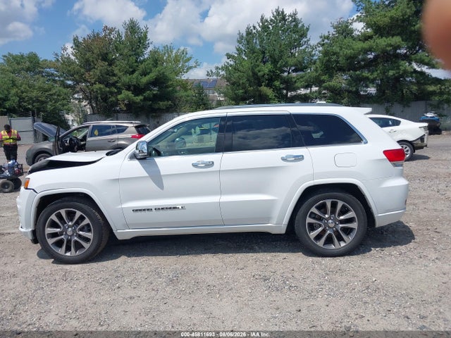 45811693 :رقم المزاد ، 1C4RJFCG6JC449277 vin ، 2018 Jeep Grand Cherokee Overland 4x4 مزاد بيع