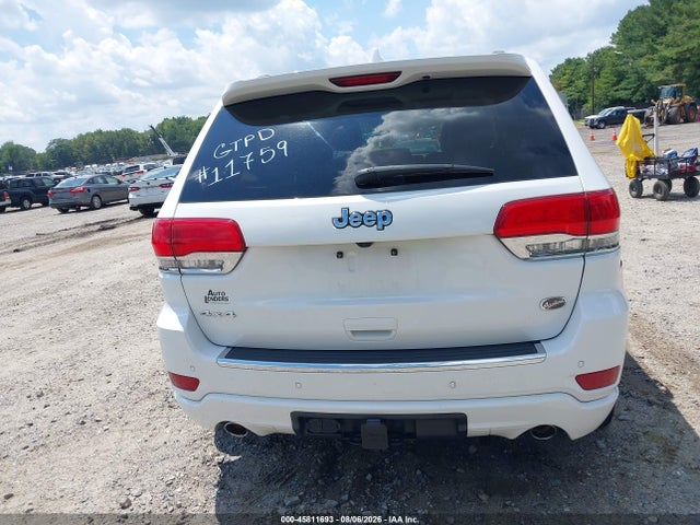 45811693 :رقم المزاد ، 1C4RJFCG6JC449277 vin ، 2018 Jeep Grand Cherokee Overland 4x4 مزاد بيع