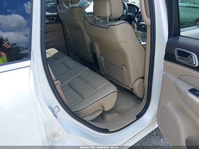 45811693 :رقم المزاد ، 1C4RJFCG6JC449277 vin ، 2018 Jeep Grand Cherokee Overland 4x4 مزاد بيع