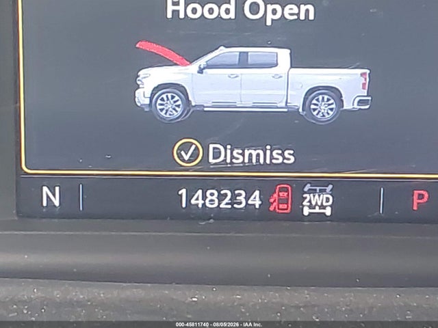 45811740 :رقم المزاد ، 3GCUYEED8NG180527 vin ، 2022 Chevrolet Silverado 1500 Ltd 4wd  Short Bed Rst مزاد بيع