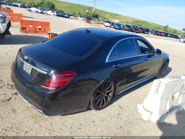 Aukcja sprzedaży 2019 Mercedes-benz Amg S 63 4matic, vin: WDDUG8JB9KA495183, numer aukcji: 45811881