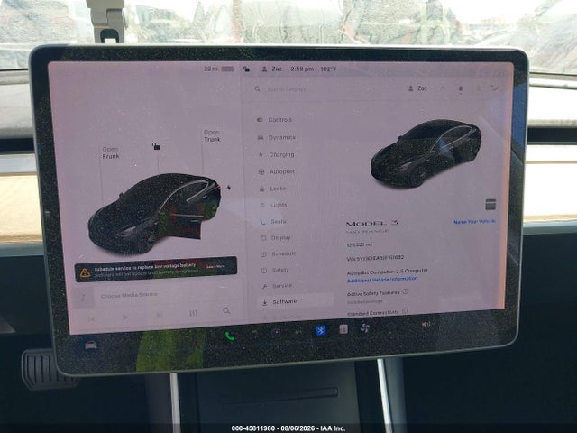 2018 Tesla Model 3 Long Range/mid Range მანქანა იყიდება აუქციონზე, vin: 5YJ3E1EA3JF151682, აუქციონის ნომერი: 45811980