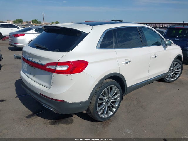 Aukcja sprzedaży 2016 Lincoln Mkx Reserve, vin: 2LMTJ8LP3GBL21122, numer aukcji: 45812149