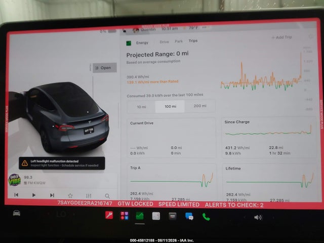 Продаж на аукціоні авто 2024 Tesla Model Y Long Range Dual Motor All-wheel Drive, vin: 7SAYGDEE2RA216747, номер лоту: 45812188