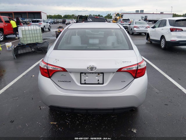 45812257 :رقم المزاد ، 2T1BURHE1GC543827 vin ، 2016 Toyota Corolla Le مزاد بيع