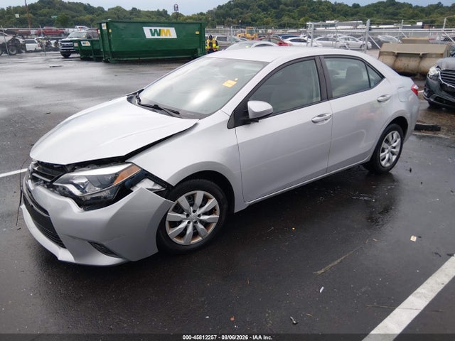 45812257 :رقم المزاد ، 2T1BURHE1GC543827 vin ، 2016 Toyota Corolla Le مزاد بيع