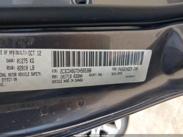 Aukcja sprzedaży 2013 Dodge Charger Se, vin: 2C3CDXBG7DH565386, numer aukcji: 45812286