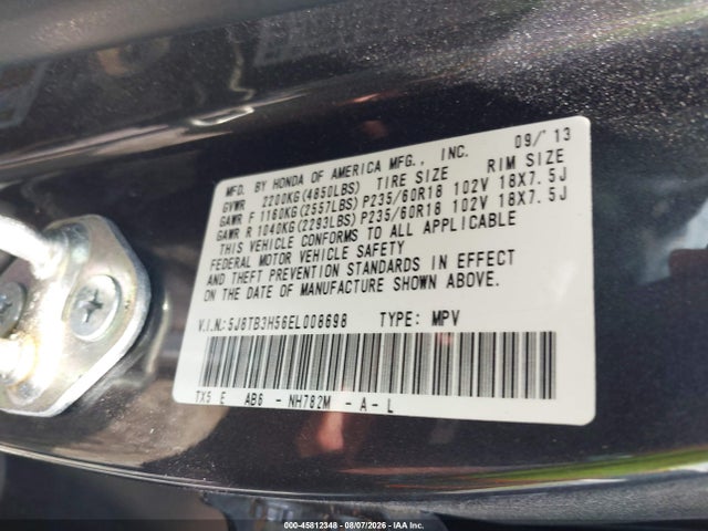 2014 Acura Rdx მანქანა იყიდება აუქციონზე, vin: 5J8TB3H56EL008698, აუქციონის ნომერი: 45812348