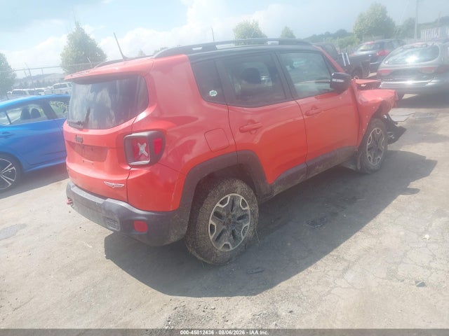 2015 Jeep Renegade Trailhawk მანქანა იყიდება აუქციონზე, vin: ZACCJBCT0FPB74678, აუქციონის ნომერი: 45812436