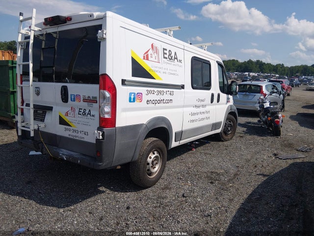 Auction sale of the 2017 Ram Promaster 1500 Low Roof 136 Wb, vin: 3C6TRVAG1HE520309, lot number: 45812510