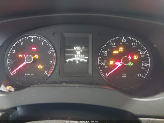 2013 Volkswagen Jetta 2.0l S მანქანა იყიდება აუქციონზე, vin: 3VW2K7AJ9DM297725, აუქციონის ნომერი: 45812590