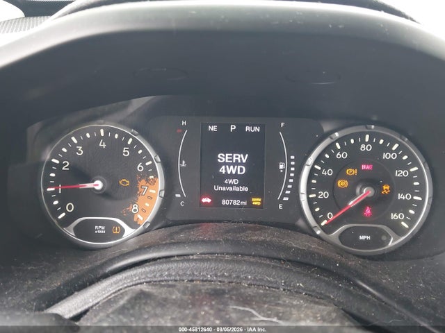 2017 Jeep Renegade Latitude მანქანა იყიდება აუქციონზე, vin: ZACCJBBBXHPF15520, აუქციონის ნომერი: 45812640