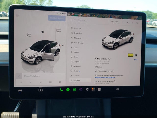 Aukcja sprzedaży 2024 Tesla Model Y Long Range Dual Motor All-wheel Drive, vin: 7SAYGAEE2RF029753, numer aukcji: 45812696