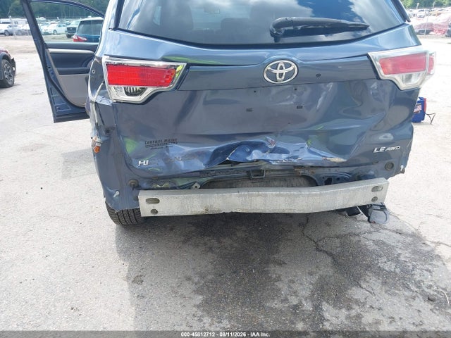Aukcja sprzedaży 2014 Toyota Highlander Le Plus V6, vin: 5TDBKRFH2ES039374, numer aukcji: 45812712