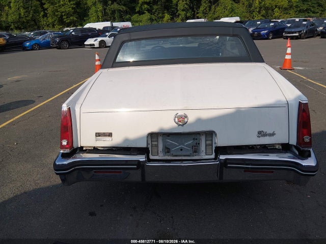 45812771 :رقم المزاد ، 1G6EL578XFE637997 vin ، 1985 Cadillac Eldorado مزاد بيع