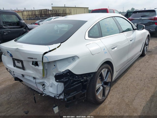Продаж на аукціоні авто 2024 Bmw I4 Gran Coupe Xdrive40, vin: WBY83FB06RFT32527, номер лоту: 45812801