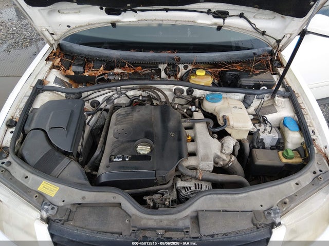 2001 Volkswagen Passat Gls მანქანა იყიდება აუქციონზე, vin: WVWAC63B11P001582, აუქციონის ნომერი: 45812815