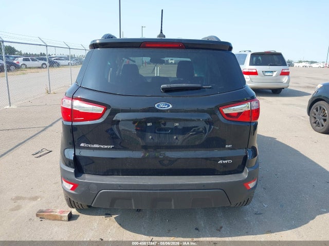 2022 Ford Ecosport Se მანქანა იყიდება აუქციონზე, vin: MAJ6S3GL6NC470017, აუქციონის ნომერი: 45812847