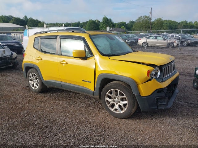 Продаж на аукціоні авто 2016 Jeep Renegade Latitude, vin: ZACCJABT6GPD15106, номер лоту: 45812848