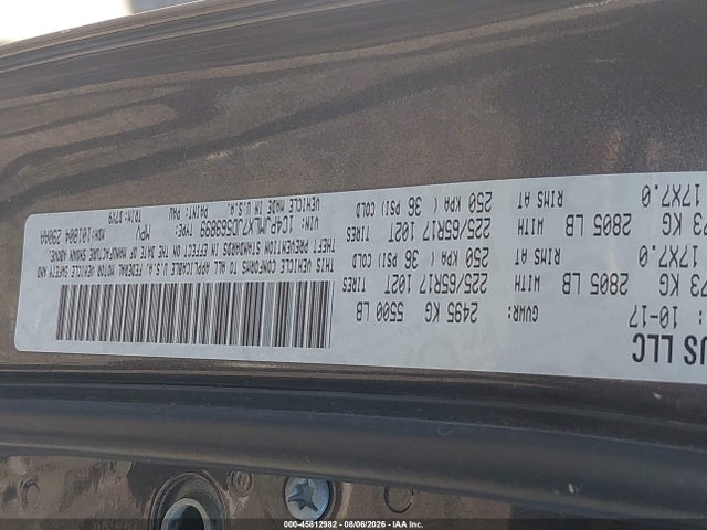 1C4PJMLX7JD569899 Jeep Cherokee Latitude Plus 4x4