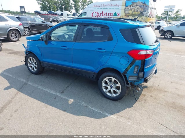 45812994 :رقم المزاد ، MAJ6S3GL3KC260003 vin ، 2019 Ford Ecosport Se مزاد بيع
